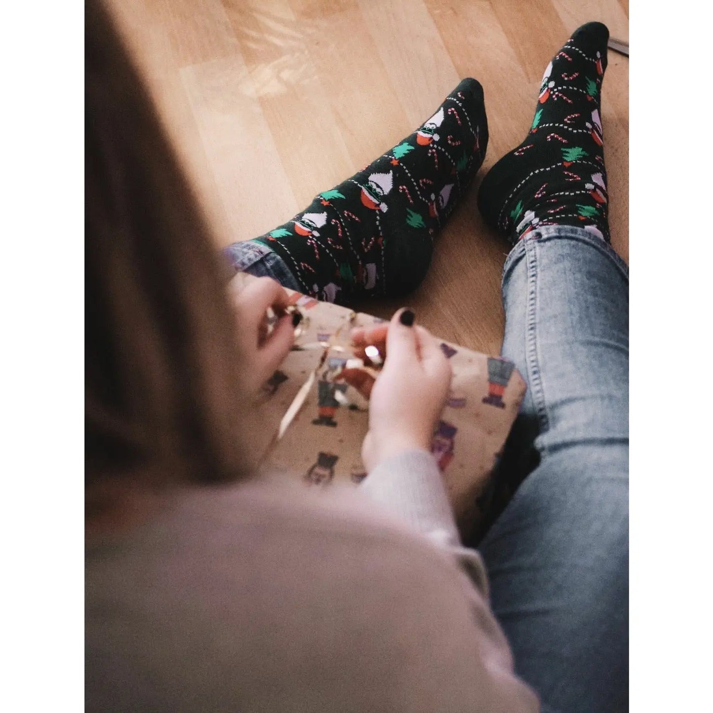 Lässiger Weihnachtsmann Socke von MYSOX
