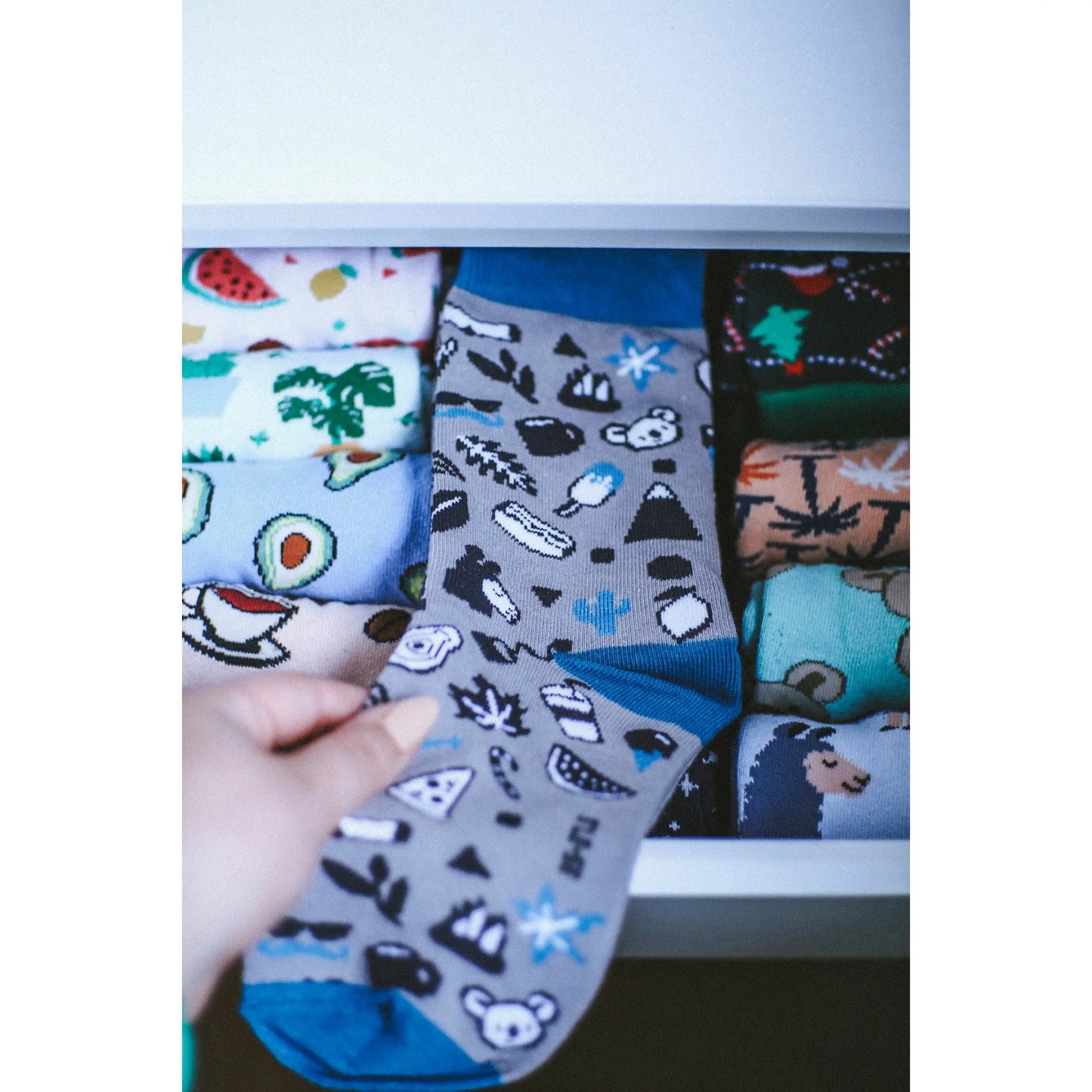 MYSOX Jubiläumssocke der bunten Socken mit Motiven