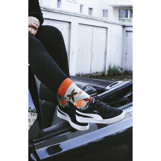 Herbst Laubblatt Socken von MYSOX